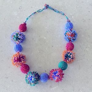 ‘Under the Sea’ multicoloured beaded necklace